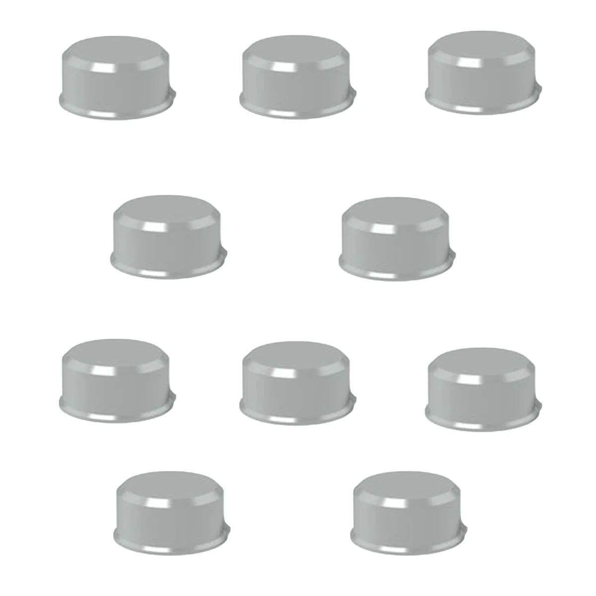 2-160238.10: Steel Cover Cap (Pack of 10)