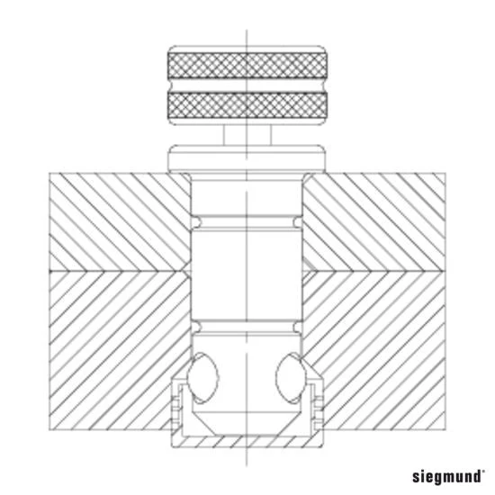 2-160641: 50mm Ø, 90°/120° Vario Prism without Collar (Burnished) - Image 2