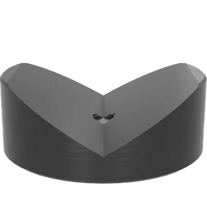 2-160652.1: Ø 80mm / 120° Prism with Screwed-In Collar (Burnished/Nitrided)