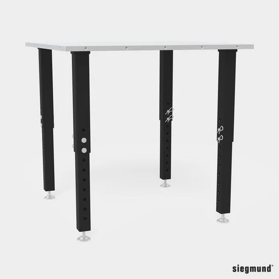 2-160877.X: 550-950mm Height Adjustable Leg for the Siegmund System 16 Welding Tables - Image 4
