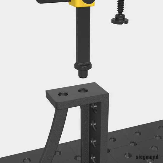2-220116.N: 300x195mm Stop and Clamping Square (Nitrided) - Image 2
