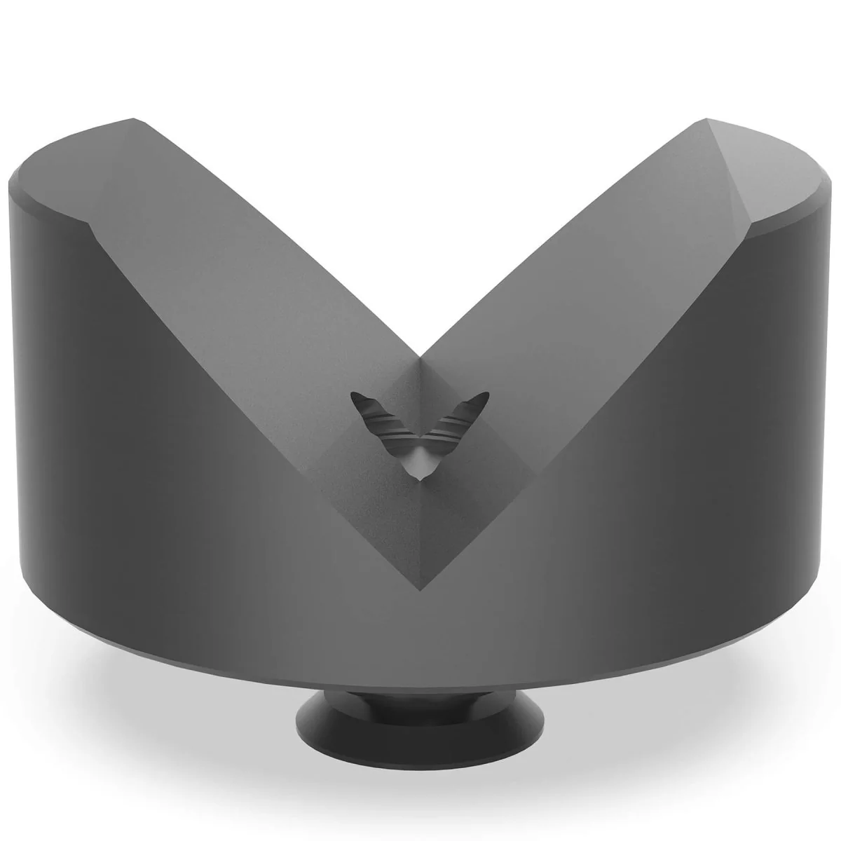 2-220647.1.PA: 80mm Ø, 90° Prism with Screwed-In Collar (Polyamide)