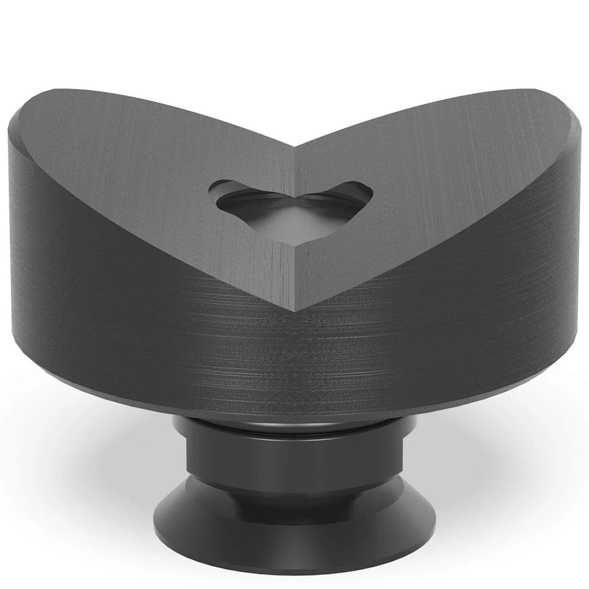 2-220648.1: 50mm Ø, 135° Prism with Screwed-In Collar (Burnished)