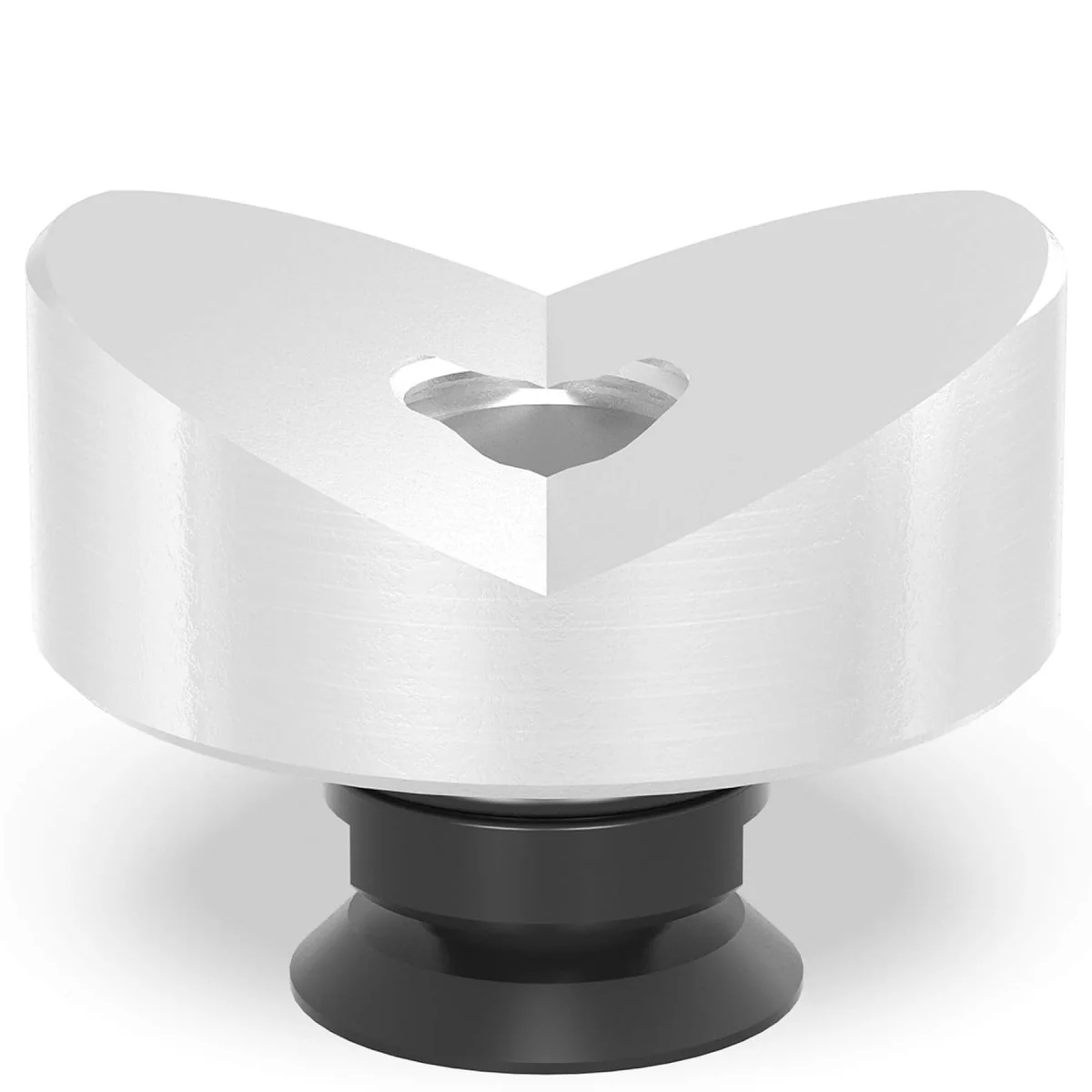2-220648.1.A: 50mm Ø, 135° Prism with Screwed-In Collar (Aluminum)