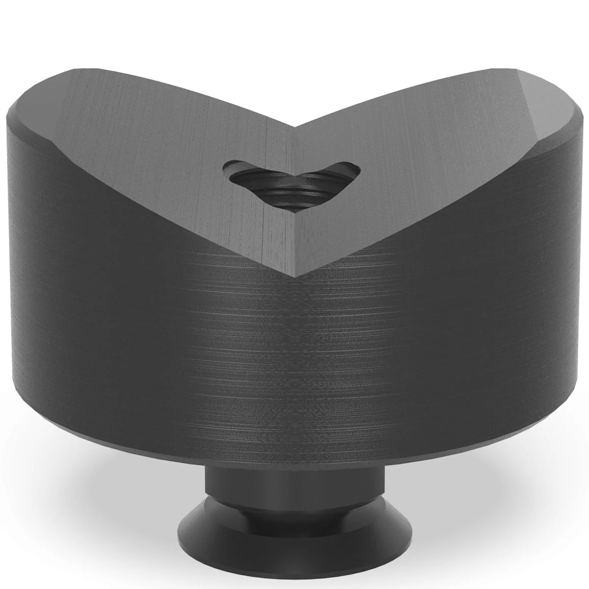2-220651.1: 60mm Ø, 135° Prism with Screwed-In Collar (Burnished)