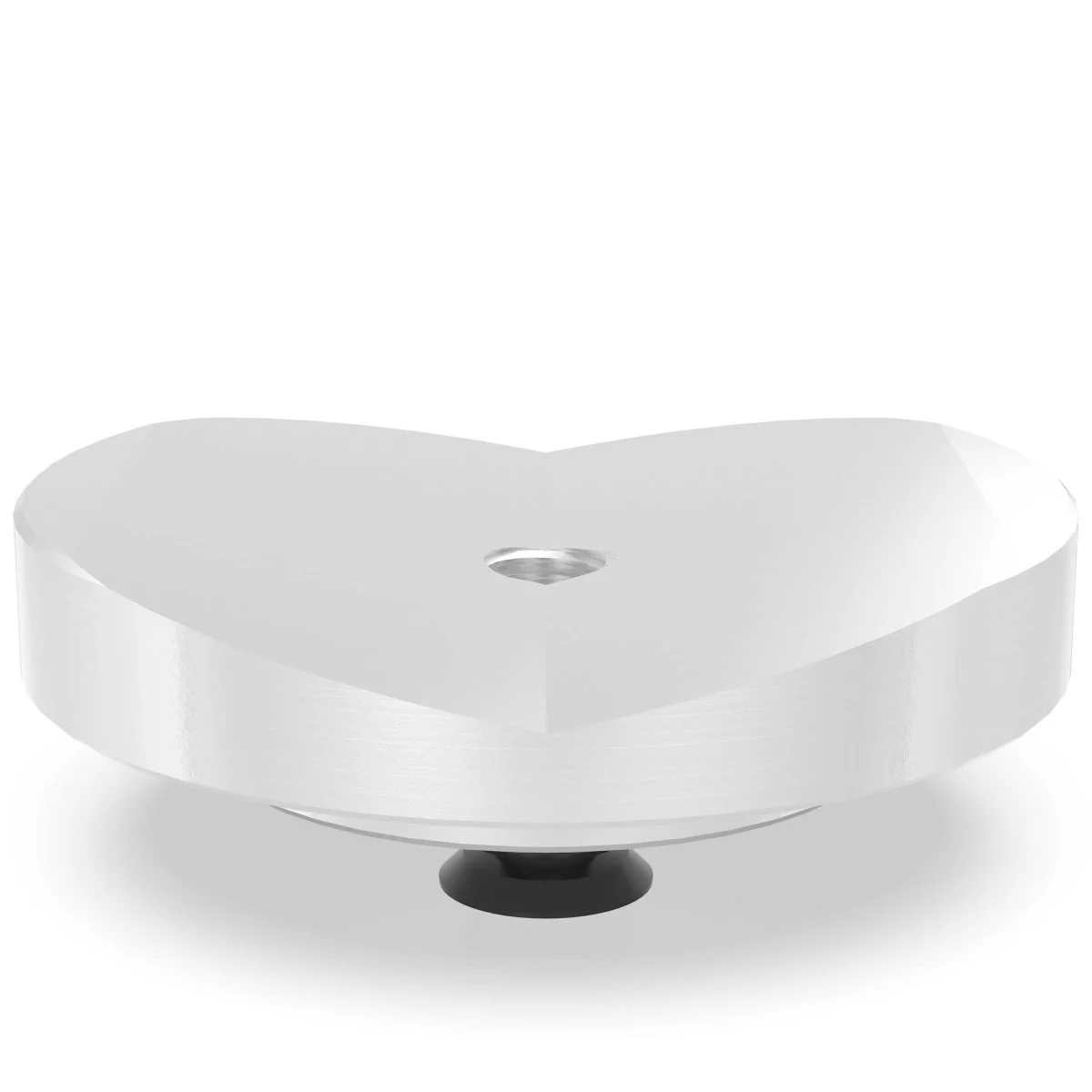 2-220652.1.A: 120mm Ø, 157° Prism with Screwed-In Collar (Aluminum)