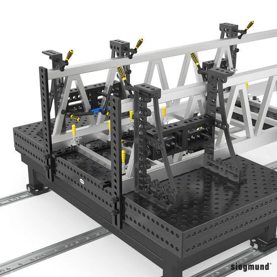 2-280301.N: 300x200x100mm Left Support and Clamping Frame Riser Block (Nitrided) - Image 4
