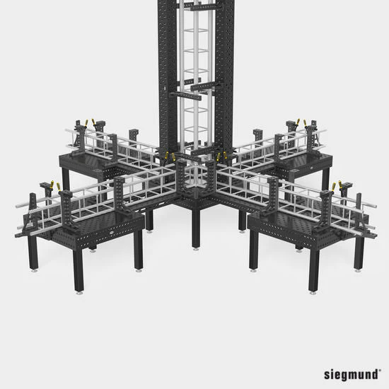 2-280320.P: 1,000x200x100mm Square U-Shape Riser Block (Plasma Nitrided) - Image 2