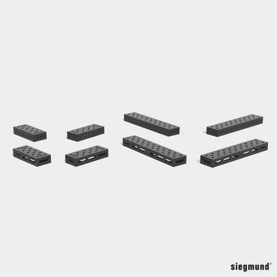 2-280321.P: 1,000x200x100mm Square U-Shape Riser Block with Left Side Oblong Holes/Slots (Plasma Nitrided) - Image 6