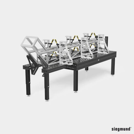 2-280322.P: 1,000x200x100mm Square U-Shape Riser Block with Right Side Oblong Holes/Slots (Plasma Nitrided) - Image 3