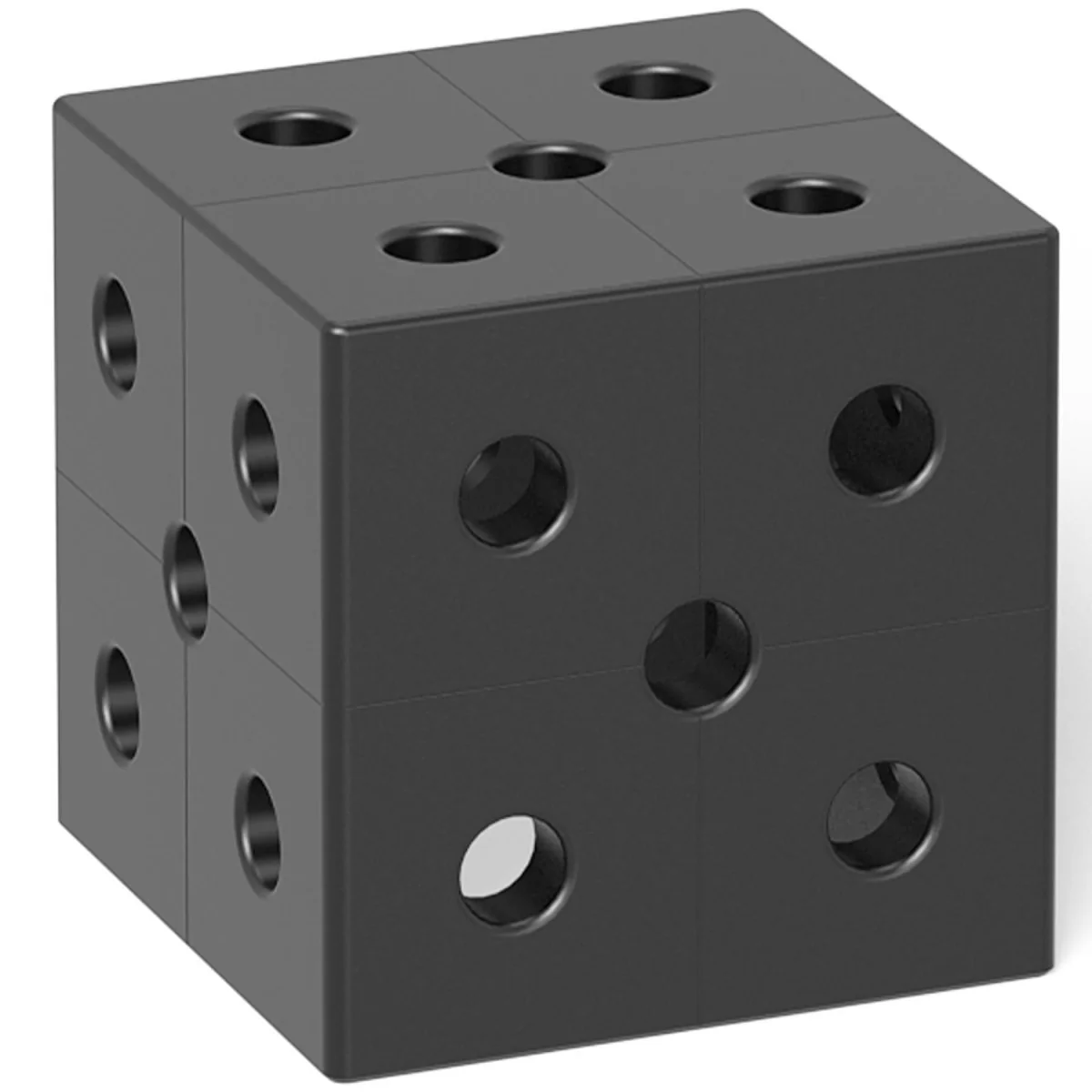 2-280396.1.P: 200x200x200mm Square U-Shape Riser Block (Plasma Nitrided)