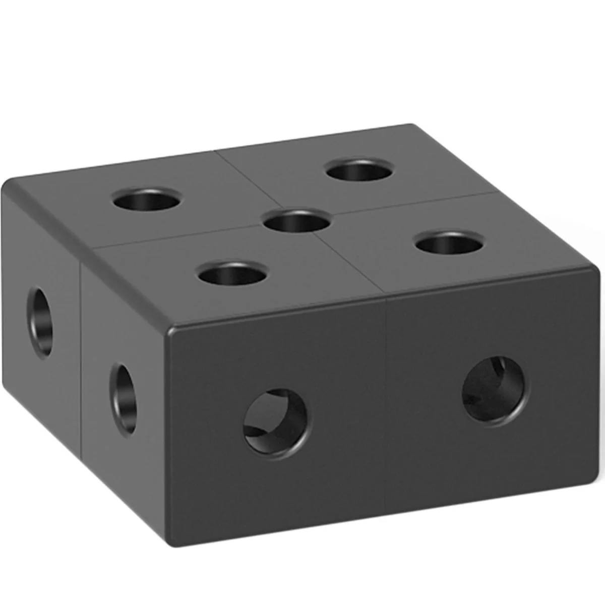 2-280396.P: 100x200x200mm Square U-Shape Riser Block (Plasma Nitrided)