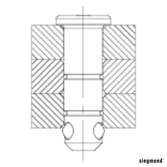 2-280523: Long, Flat Fast Clamping Bolt (Burnished) - Image 3