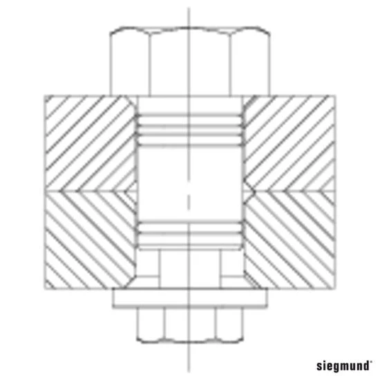 2-280550.1: Short Hexagonal Connecting Bolt (Burnished) - Image 4