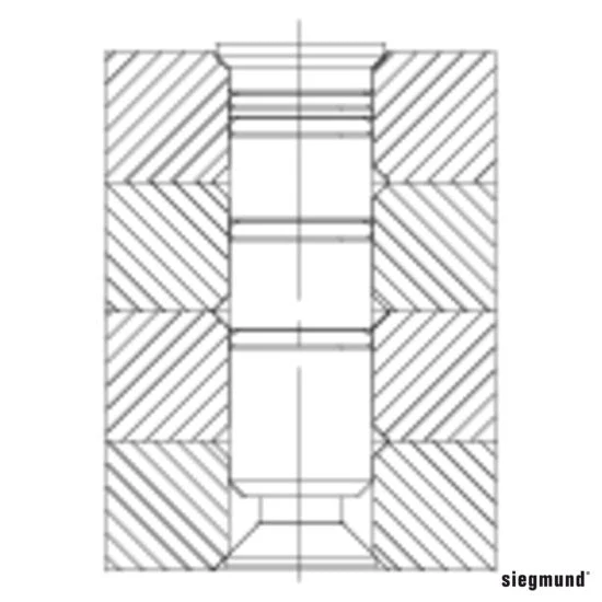 2-280562: Extra Long Connecting Bolt (Burnished) - Image 2