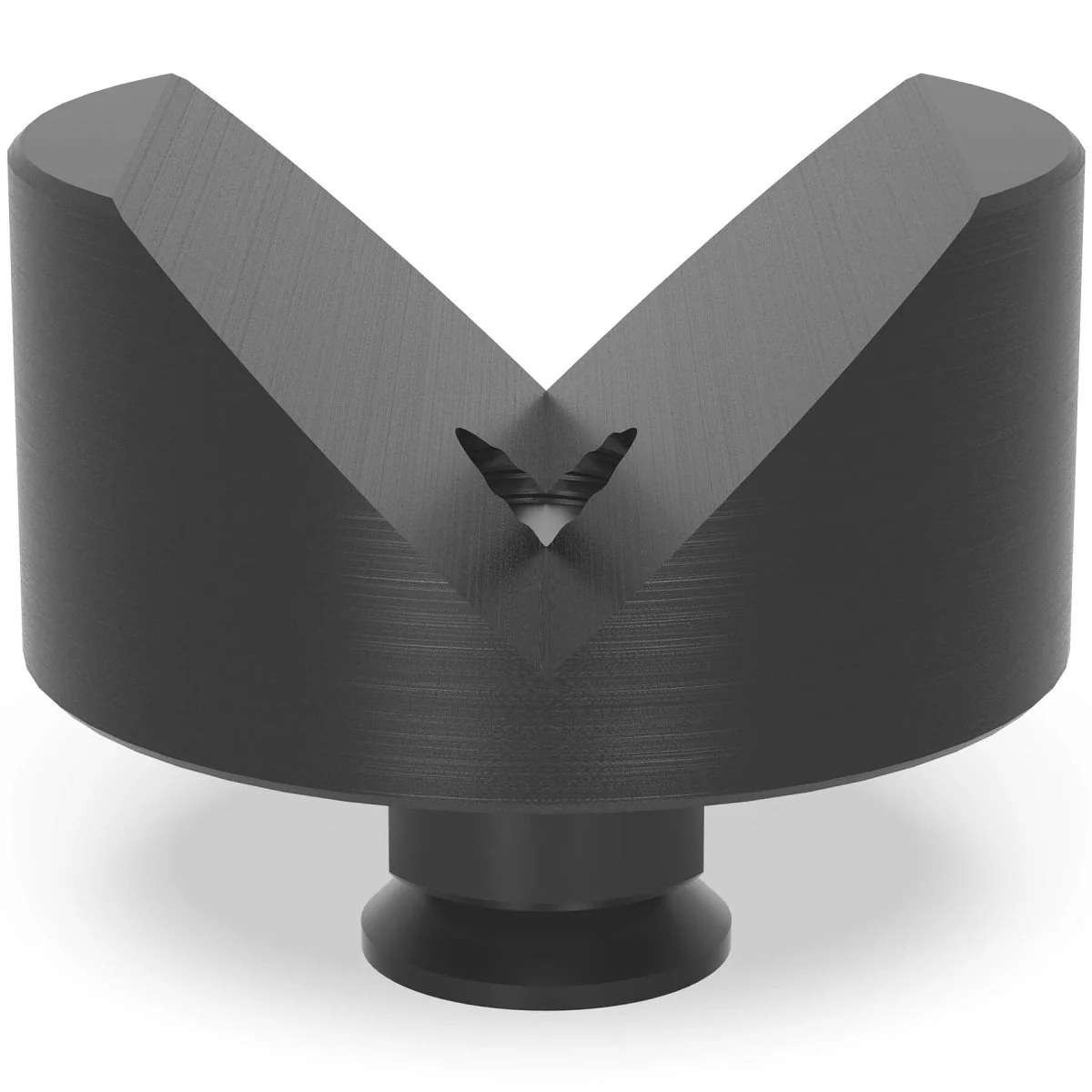 2-280647.1: 80mm Ø, 90° Prism with Screwed-In Collar (Burnished)