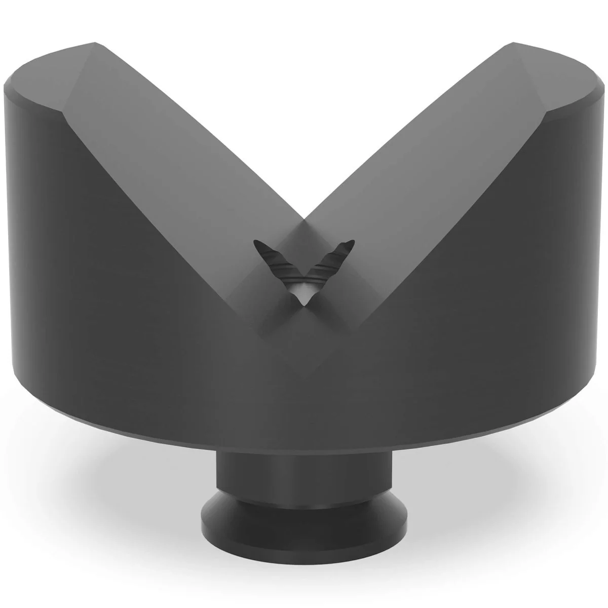 2-280647.1.PA: 80mm Ø, 90° Prism with Screwed-In Collar (Polyamide)