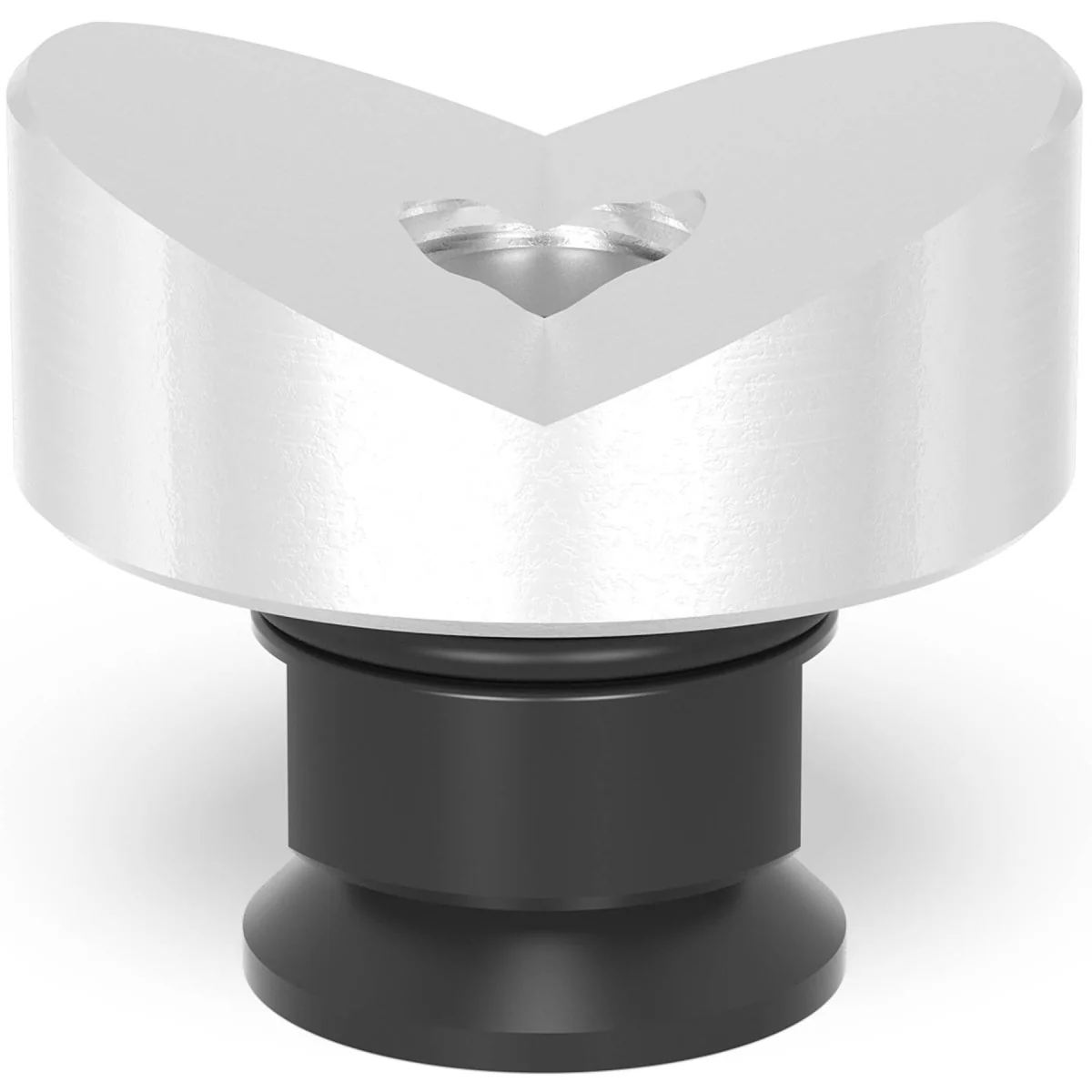 2-280648.1.A: 50mm Ø, 135° Prism with Screwed-In Collar (Aluminum)