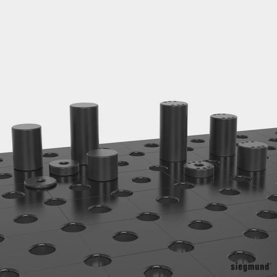 2-280715: Ø 50/15 Adapter with Hole Pattern for Toggle Clamps (Burnished) - Image 4