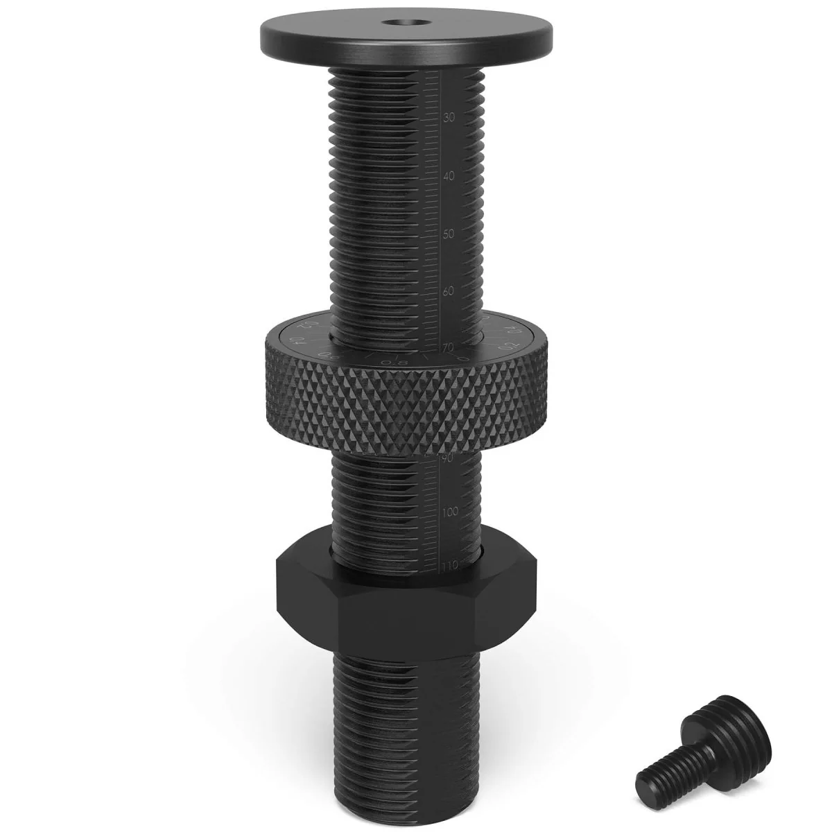2-280824: Height Adjustable Support with Scale (Burnished)