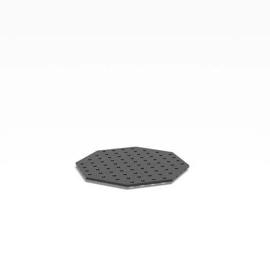 System 16 500x12mm (19.6"x0.47") Siegmund Octagonal Welding Table with Plasma Nitration (Item No. 2-950500.P)