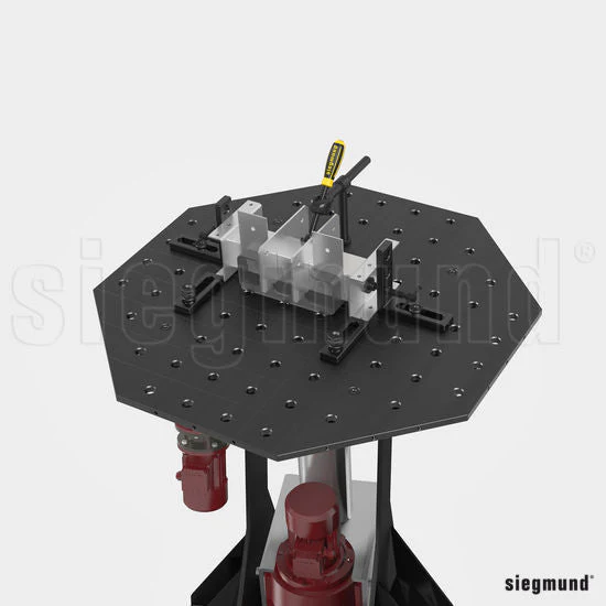 System 22 1,200x18mm (47.2"x0.7") Siegmund Octagonal Welding Table with Plasma Nitration (Item No. 2-931200.P) - Image 2