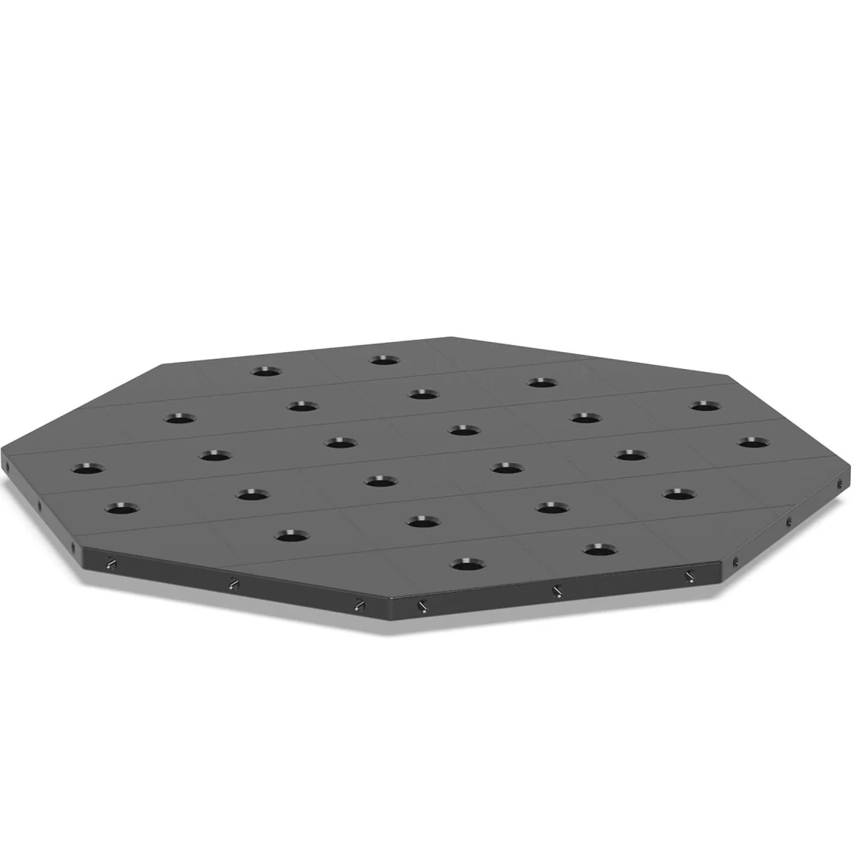 System 22 600x18mm (23.6"x0.7") Siegmund Octagonal Welding Table with Plasma Nitration (Item No. 2-930600.P)