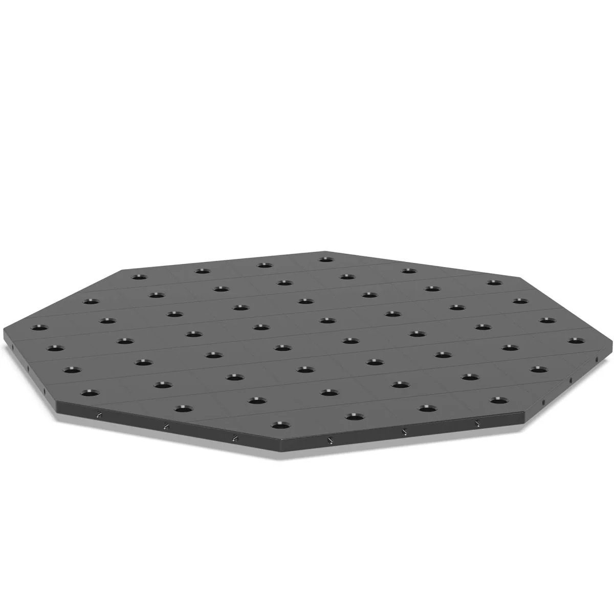 System 22 800x18mm (31.5"x0.7") Siegmund Octagonal Welding Table with Plasma Nitration (Item No. 2-930800.P)