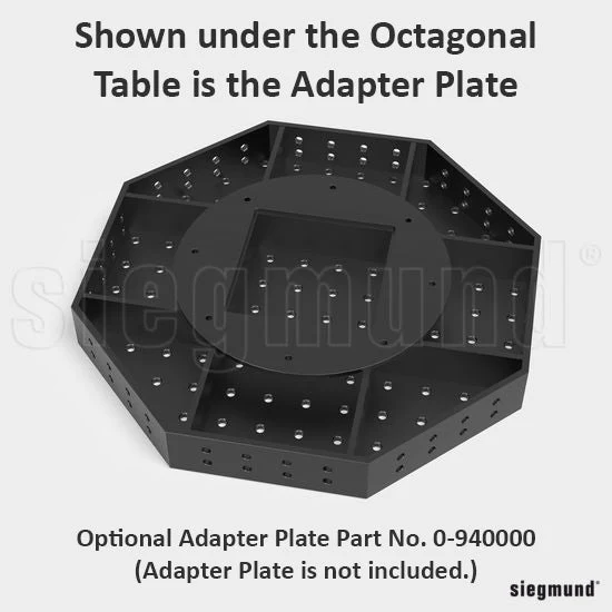 System 28 1,500x100mm (59"x3.9") Siegmund Octagonal Welding Table with Plasma Nitration (Item No. 2-921500.1.P) - Image 3