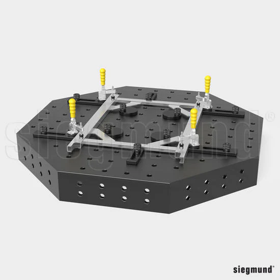 System 28 1,500x100mm (59"x3.9") Siegmund Octagonal Welding Table with Plasma Nitration (Item No. 2-921500.1.P) - Image 9