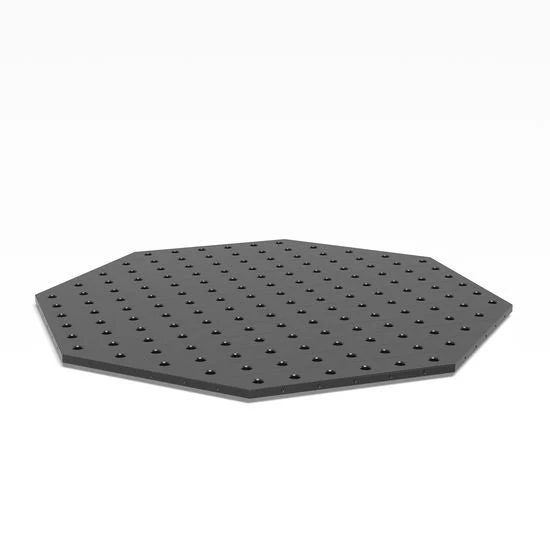 System 28 1,500x25mm (59"x0.98") Siegmund Octagonal Welding Table with Plasma Nitration (Item No. 2-941500.P)
