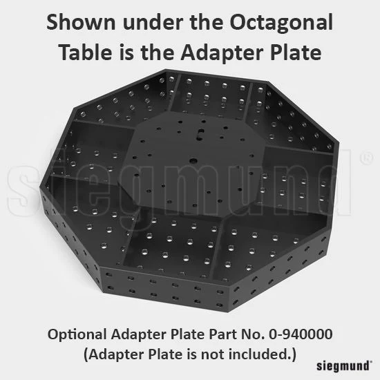 System 28 1,600x200mm (63"x7.8") Siegmund Octagonal Welding Table with Plasma Nitration (Item No. 2-921600.P) - Image 3