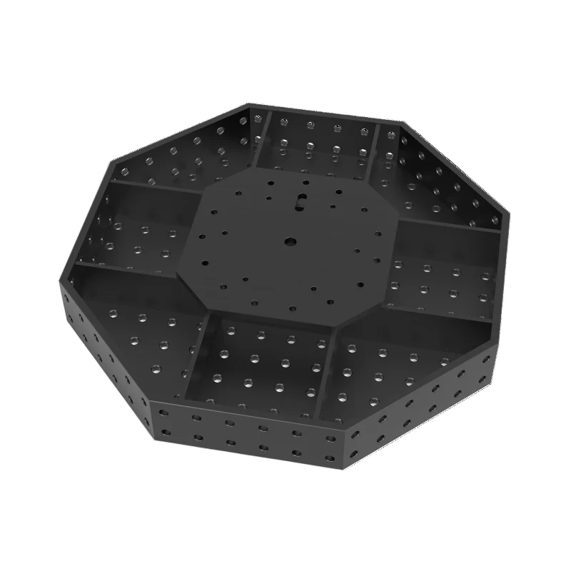 System 28 Adapter Plate for Siegmund 15mm (0.59") Tabletop Height - Octagonal Welding Table (Item No. 0-940000)