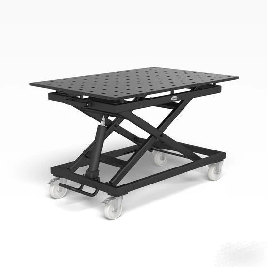 2-HT224004.P: 1,200x800mm System 22 Mobile Lifting Welding Table - Image 4